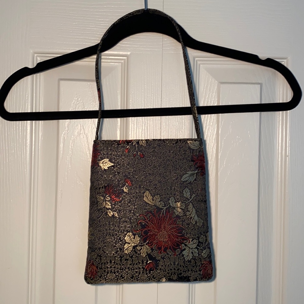 New Chinese brocade small handbag
